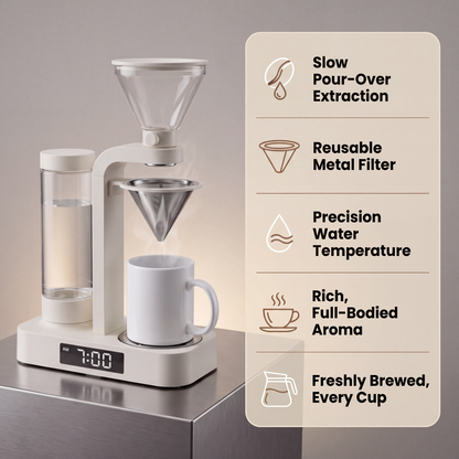 Coffe Maker Digital Clock