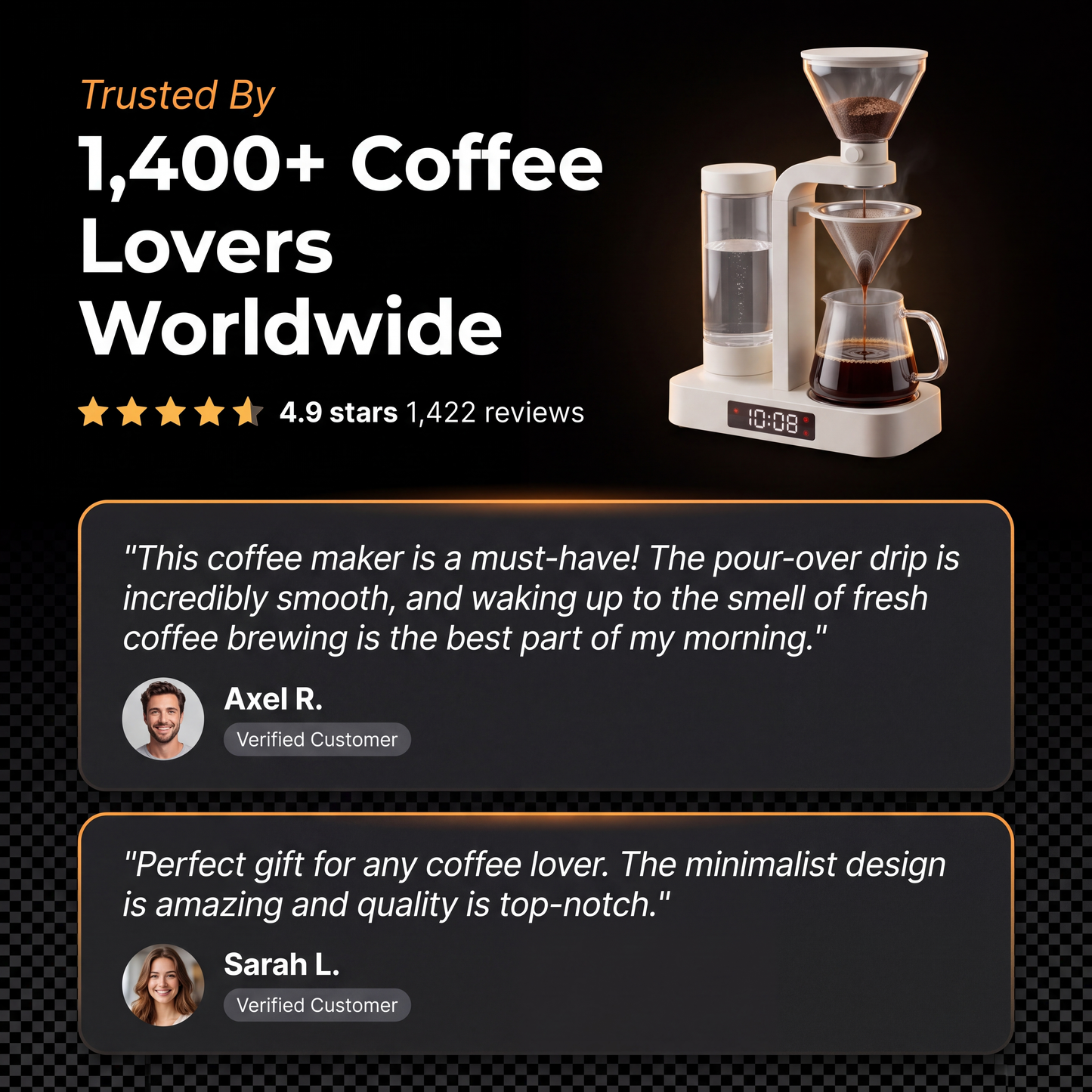 Coffe Maker Digital Clock
